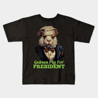 Guinea Pig For President Kids T-Shirt